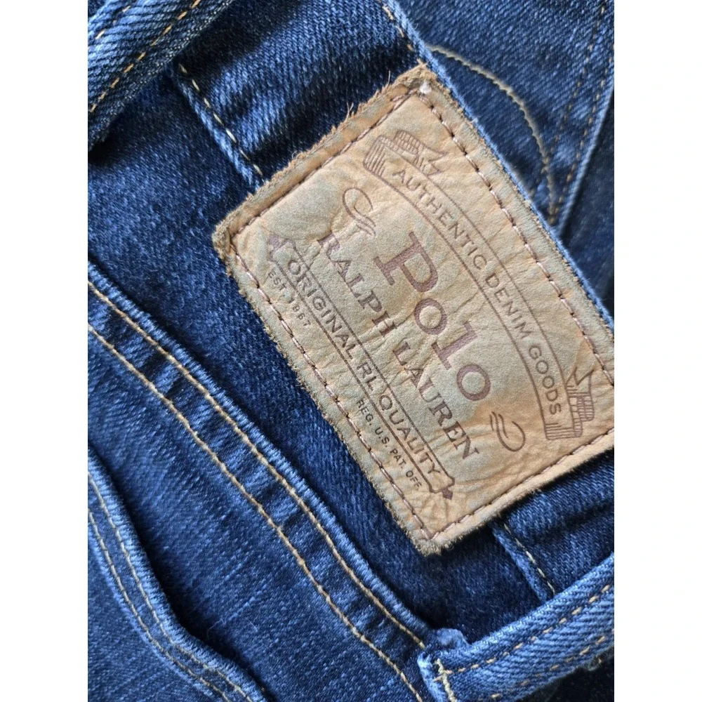 Polo Ralph Lauren Sullivan Slim Jeans Dark Wash Denim Mens 40x32
